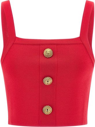 Balmain Fuchsia Top 3 buttons