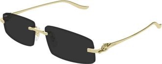 Cartier Panth&egrave;re Zonnebril - unisex - Zonnebrillen - Geel - 58 MM - Nylon - Accessoires