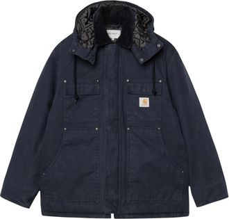 Carhartt Work in Progress Ambel Coat - Dames - Winterjassen - Blauw - L - Katoen - Jassen