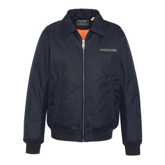 Schott NYC Pilotenjack Stijlvol en Functioneel - Heren - Bomber jackets - Blauw - XL - Jassen