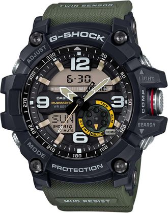 Casio Mens Master of G-Land G-Shock Mudmaster Black Dial Watch