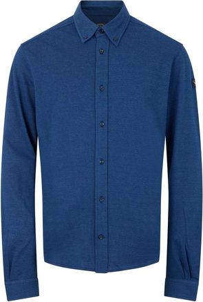 Paul & Shark Lange mouwen shirt - Heren - Casual Overhemden - Blauw - L - Katoen - Overhemden