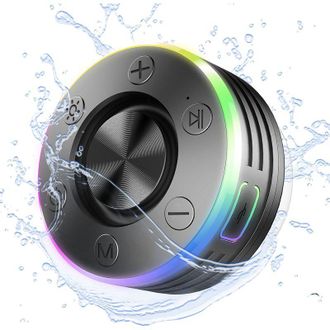 OEM Altavoz Bluetooth Para Ducha, Resistente Al Agua Ip7, Con Funci&oacute;n De Llamadas Bluetooth, Potente Ventosa, Luz Led, Altavoz Inal&aacute;mbrico Est&eacute;reo De 360&deg;