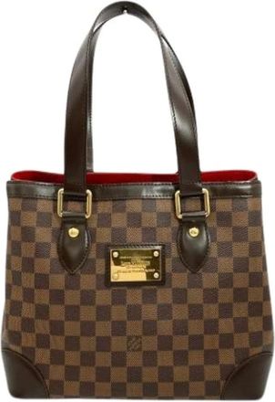 Louis Vuitton Pre-owned Handbags, female, Brown, Size: ONE SIZE Pre-owned Vintage Damier Canvas Handbag