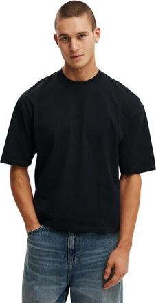 Cotton On Mens Cropped Fit T-Shirt in Black at Nordstrom, Size Xx-Small