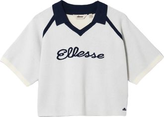 Ellesse Dames Brunelli Gebreide Poloshirt (Off White)