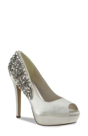 Paradox London Indulgence Embellished Pump in Ivory at Nordstrom, Size 6.5
