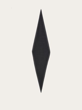 Ferragamo Men Diamond scarf Black