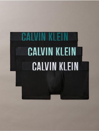Calvin Klein Mens Intense Power 3-Pack Low Rise Trunk - Multi - XL