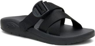 Chaco CushZ Slide Sandal in Black at Nordstrom, Size 12