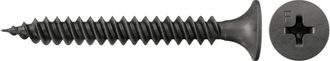 Fischer 1.000x Tornillo De Construcci&oacute;n R&aacute;pida 3,9 X 25 Cabeza De Trompeta Fosfatado Rosca Fina Cruciforme Ph - 665007