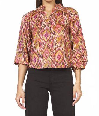 Dear John Denim Marian Top In Sonora Print