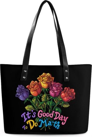 Generic Its Good Day to Do Math Tote Bags for Women Cute Shoulder Purses Handbags