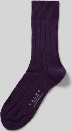 Falke Socken mit Kaschmir-Anteil in Pflaume, Größe 39-42