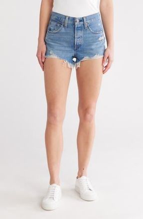 Levi's 501 Origijnal Cutoff Denim Shorts in Blow Big Horns at Nordstrom Rack, Size 24