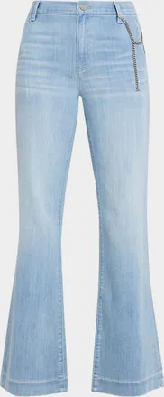 Kobi Halperin Keren Flare-Leg Denim Pants