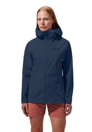 Berghaus Funktionsjacke BERGHAUS W DELUGE PRO 3.0 JKT, Damen, Gr. XXL, hale navy, Obermaterial: 100% Polyester, Jacken Funktionsjacke, wasserdichtes Hydroshell