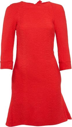 Maje Jurk met strikdetail - Rood