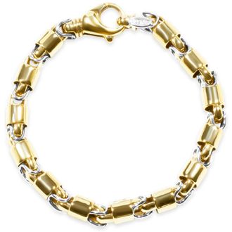 Pompeii3 Mens Link 14k Gold (53gram) or Platinum (85gram) 8mm Bracelet 8.75