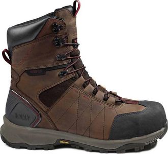 Kodiak Mens Ice Conqueror Waterproof Composite Toe Winter Safety Work Boots In Brown