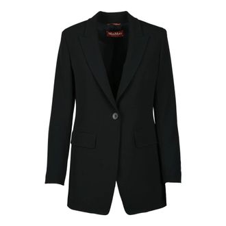 Max Mara Blazers, female, Black, Size: L Sagra Blazer