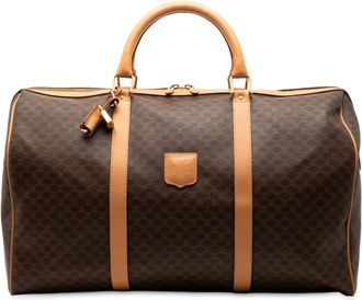 Celine 2014 Macadam Coated Canvas travel bag - Marrone
