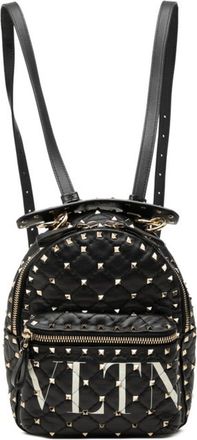 Valentino Black Leather Backpack (Pre-Owned)