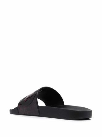Ferragamo Devin Parker Slider - Black