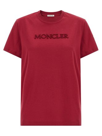 Moncler T-shirt met geborduurd logo