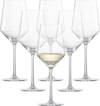 Schott Zwiesel Glass Pure Tritan Crystal Sauvignon Blanc Wine Glasses (Set Of 6)