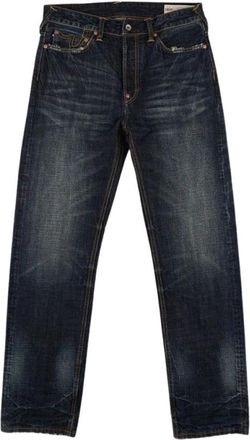 Evisu Daicock Selvedge Jeans - Heren - Regular Fit Jeans - Blauw - W36 - Denim - Jeans