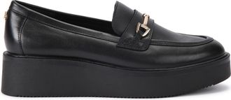Carvela Womens Leather Vista Loafer Loafers - Black - Size UK 6