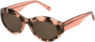 Sting Womens SST479-5207TB SST479 52 5207TB Sunglasses - Brown - One Size