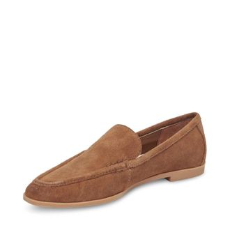 Dolce Vita Catela Loafers Mens Brown Suede Moc Toe Slip On Shoes HTAT1312