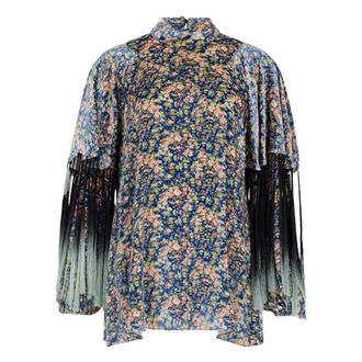 Philosophy di Lorenzo Serafini Dames, Blouses & Shirts, Blauw, Maat: 2XS Zijde