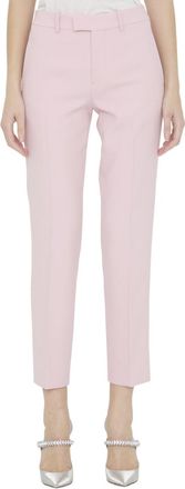 Burberry Pink Regular Flat Front Pant