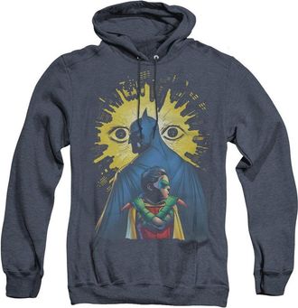 Gildan Batman Watchers Adult Heather Hoodie / Hooded Sweatshirt
