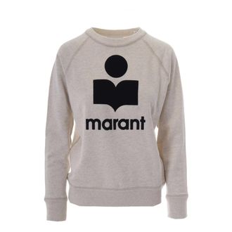 Isabel Marant Dames, Sweatshirts & Hoodies, Beige, Maat: S Katoen