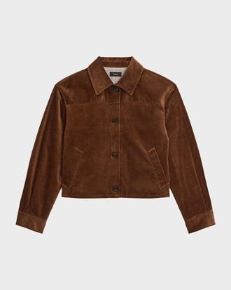 Theory Corduroy Shirt Jacket