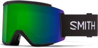 Smith Squad MAG 186mm Snow Goggles in Black /Chromapop Sun Green at Nordstrom