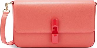 Furla Iride S Rectangular Red Leather Shoulder Bag