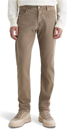 AG - Adriano Goldschmied Tellis Modern Slim Corduroy Pants Mens Casual Pants 5 Years Sulfur Industrial Taupe : 34 34, Cotton/Elastane/Polyester