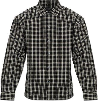 AllSaints Hombre, Camisas, Negro, Talla: XL
