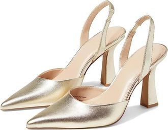 Farylrobin Faryl By Farylrobin Genny Pump WomensGold Leather Pointed Toe Heel ZOGG3380