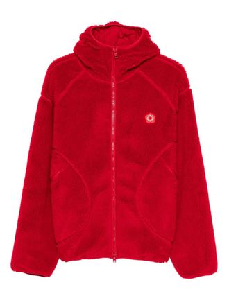 Kenzo hooded fleece jacket - Red