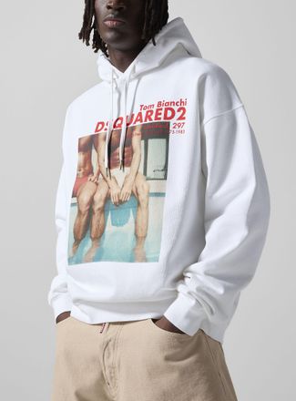 Dsquared2 Mens Tom Bianchi hooded sweatshirt