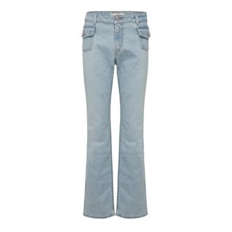 Levi's Damesjeans van Levis Superlow Bootcut in blauw