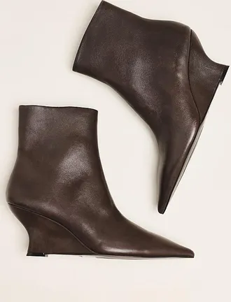 Lola Cruz Wedge Ankle Boots