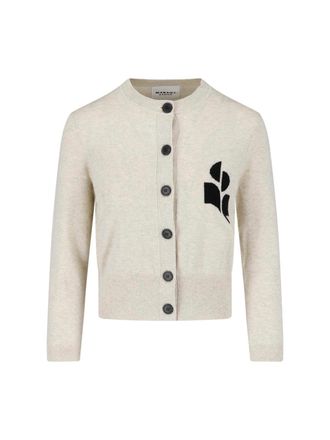 Isabel Marant Cropped Sweater with Button-Down Front