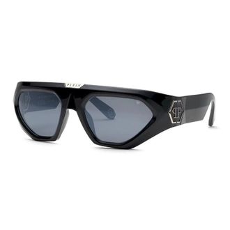 Philipp Plein SPP153 Z42X Shiny Black/Grey Silver Mirror